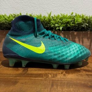 Nike Magista Obra II FG Elite “Brasil” Soccer Cleats 844595-375 Men's Size 8